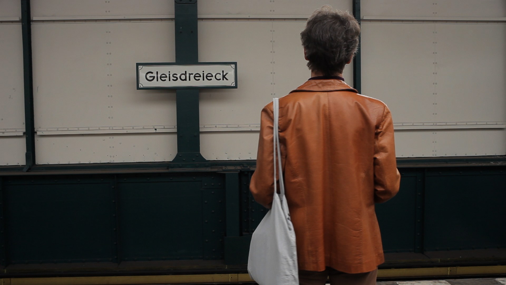 Hedda en la estación Gleisdreieck